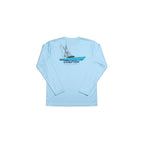 Dogfish Long Sleeve Microfiber Sport Fish Logo