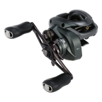 Dogfish Tackle & Marine Shimano Curado 150 M baitcasting reel in dark grey with black handles and silver accents. Features MGL Spool III and SVS Infinity.