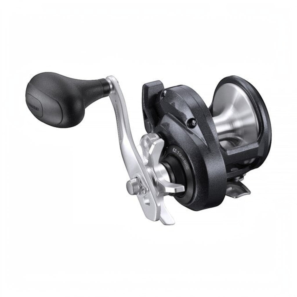 Dogfish Tackle & Marine Shimano Torium Star Drag conventional fishing reel, black with silver accents, 6.2:1 gear ratio.