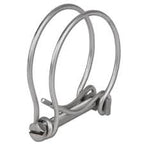 Double Wire Hose Clamp Galvanised 138mm-145mm