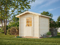 Palmako | Vivian S (7'3" x 7'3" | 40.9 sq.ft. | 1.1") Compact Garden Log Cabin