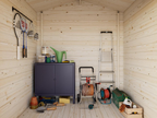 Palmako | Vivian S (7'3" x 7'3" | 40.9 sq.ft. | 1.1") Compact Garden Log Cabin