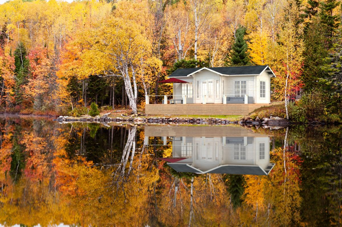 Palmako | Anna L (26'11" x 17'1" | 287.4 sq.ft. | 2.8") Spacious Three Room Timber Garden House