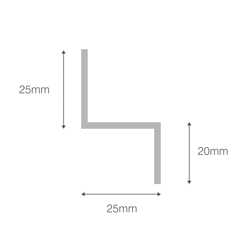 Shiplap Cladding Drip Trim (5m)