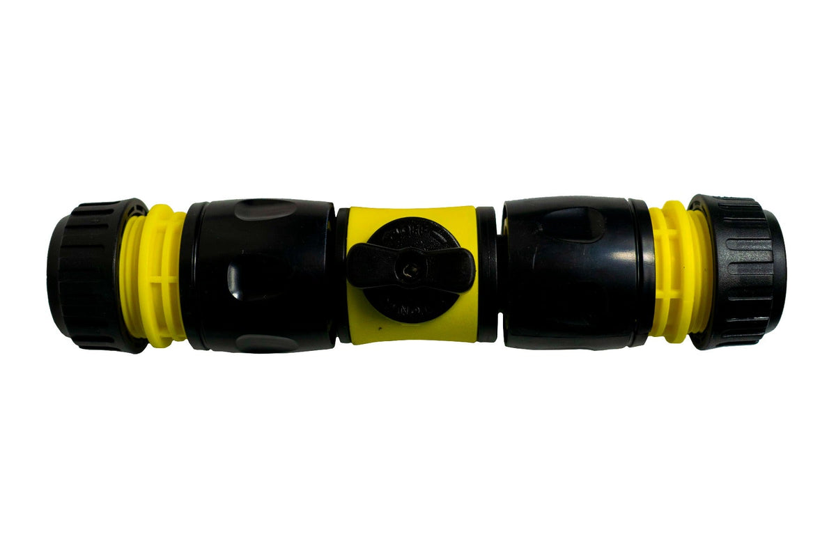 Cost Wise Snap On Male-Male In Line Valve Kit Yellow/Black