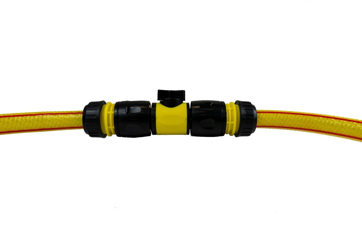 Cost Wise Snap On Male-Male In Line Valve Kit Yellow/Black