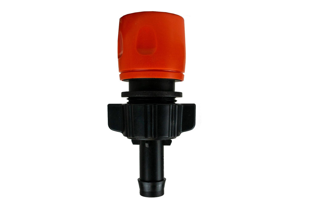 Female Hose Connector with Male 13mm Barb