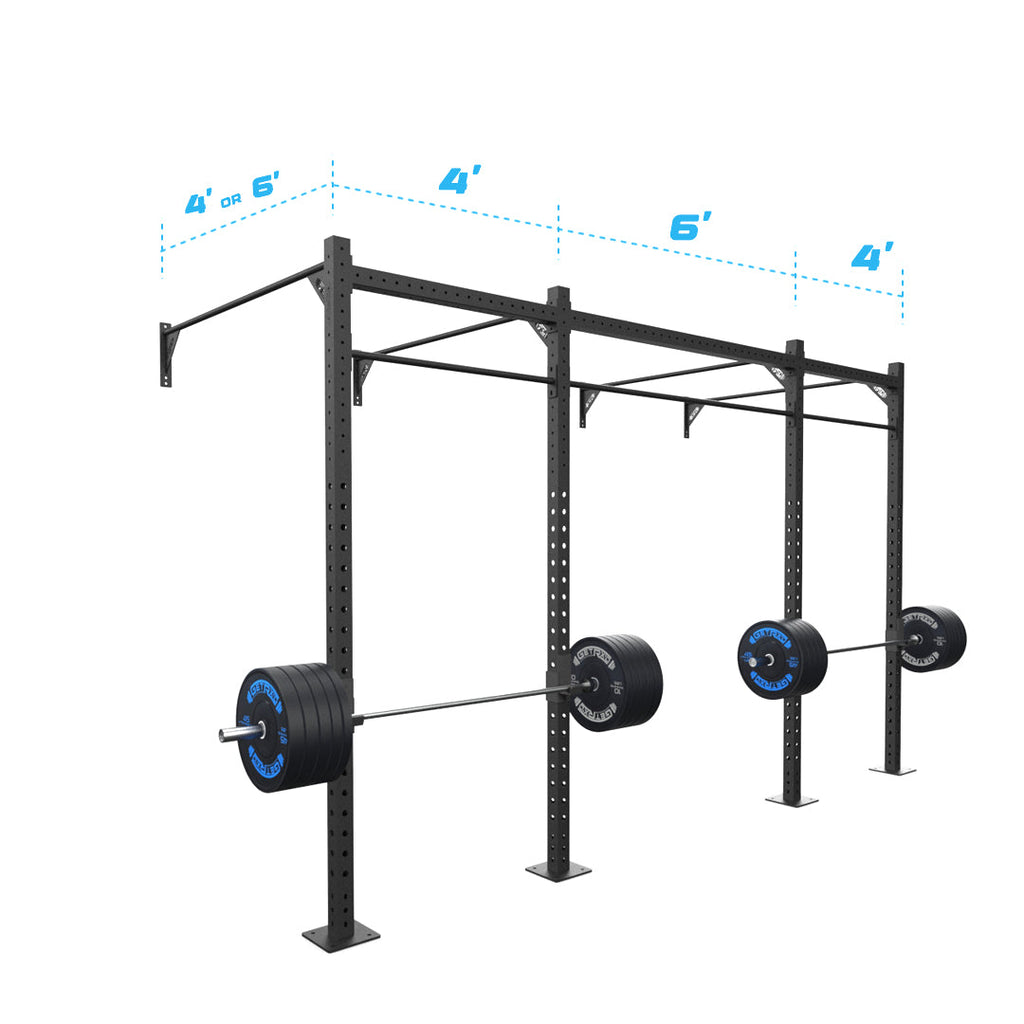 14' Wall-Mount Builder® Rig: Dual-Independent Bars