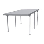 Duramax 9ft x 17ft Palladium Metal Car Shelter Silver
