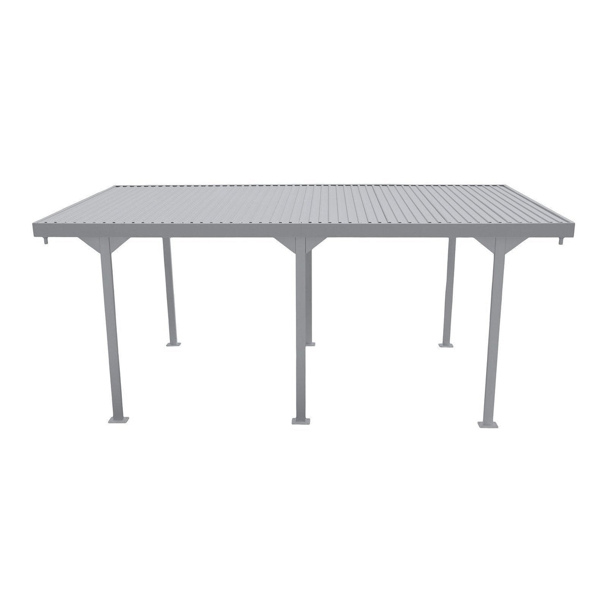 Duramax 9ft x 17ft Palladium Metal Car Shelter Silver