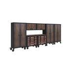Duramax 7-Piece Garage Storage Combo Set with Tool Chests, Wall Cabinets and Free Standing Cabinets