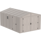 Duramax 10.5ft x 15.5ft Vinyl Garage with Foundation Kit and Windows 15026