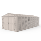 DuraMax 10.5ft x 23ft Vinyl Garage with Foundation Kit and windows 15326