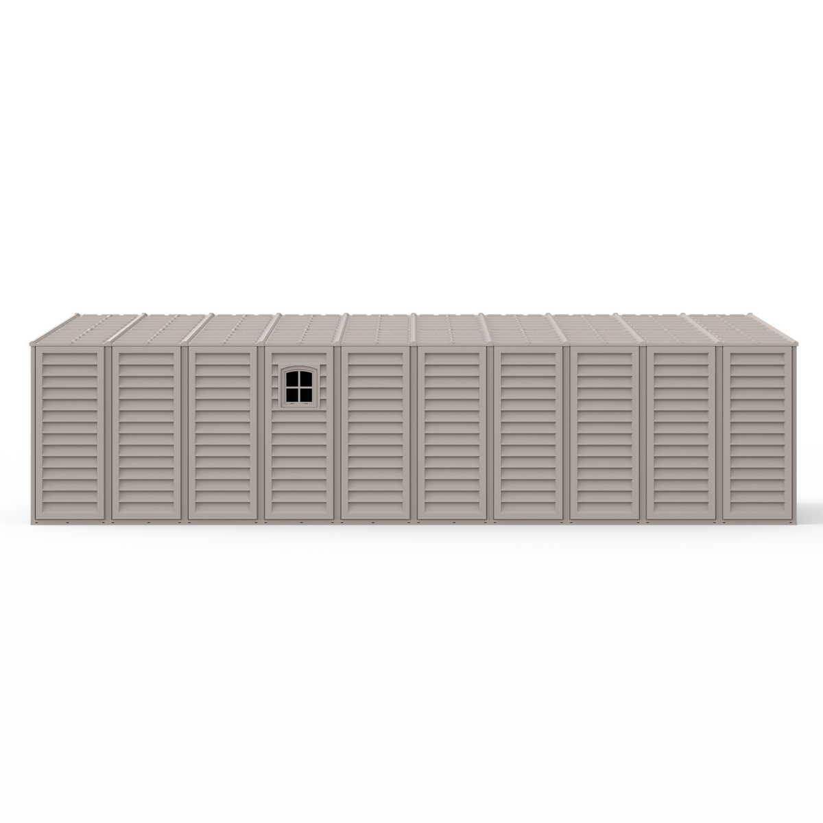 DuraMax 10.5ft x 25.5ft Vinyl Garage with Foundation Kit and Windows 15426