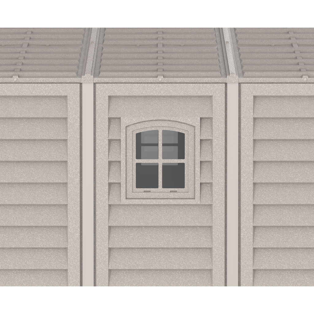 DuraMax 10.5ft x 28ft Vinyl Garage with Foundation Kit and window 15526