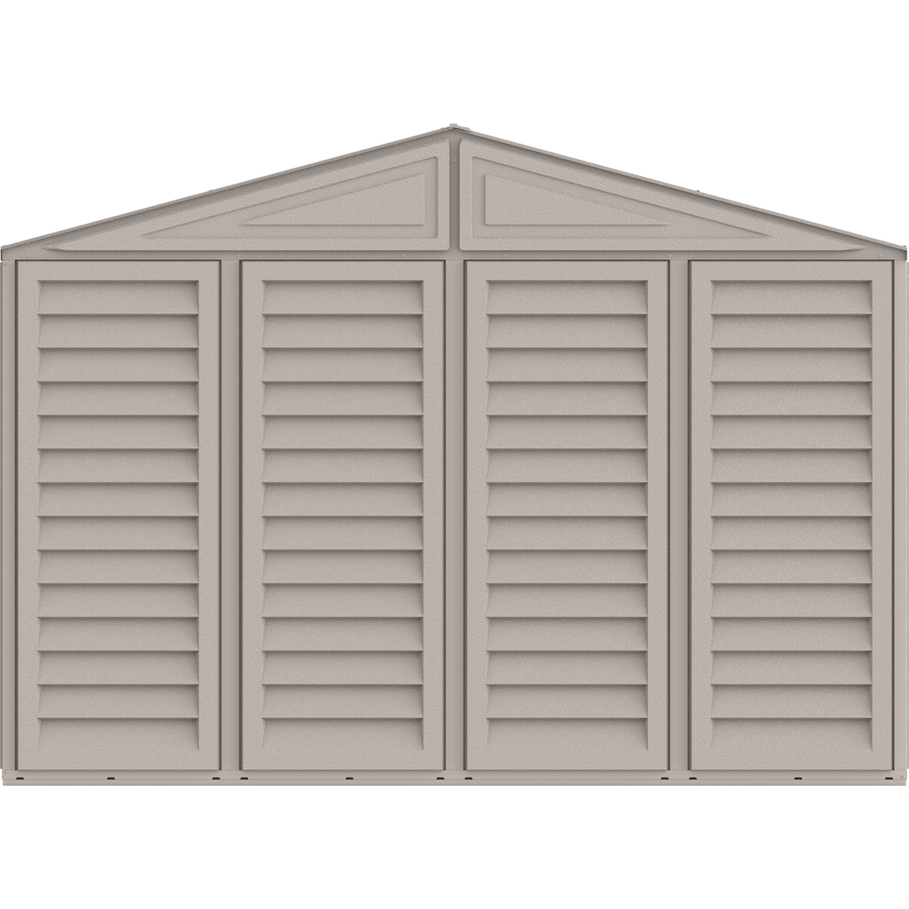 DuraMax 10.5ft x 28ft Vinyl Garage with Foundation Kit and window 15526
