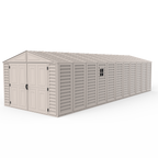DuraMax 10.5ft x 28ft Vinyl Garage with Foundation Kit and window 15526