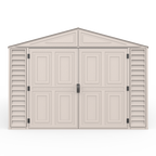 DuraMax 10.5ft x 28ft Vinyl Garage with Foundation Kit and window 15526