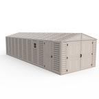 DuraMax 10.5ft x 28ft Vinyl Garage with Foundation Kit and window 15526