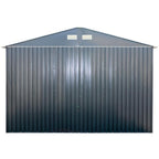 Duramax 12ft x 26ft Imperial Metal Garage Dark Gray / White Trim
