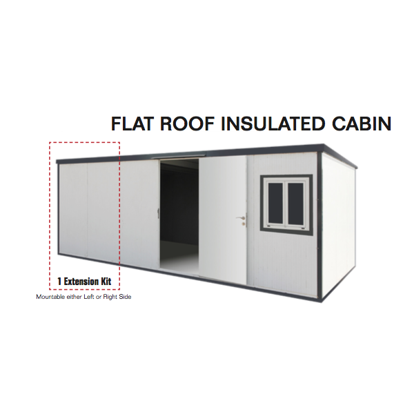 Flat Top Insulated Buildings 13 ft. W x 10 ft. D 30832