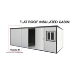 Flat Top Insulated Buildings 13 ft. W x 10 ft. D 30832