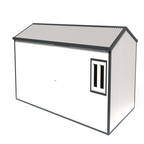Gable Top Insulated Building 19 ft. W x 10 ft. D 30962