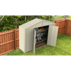 DuraMax 10.5ft x 2.75ft SidePro Vinyl Shed with Foundation Kit 98001