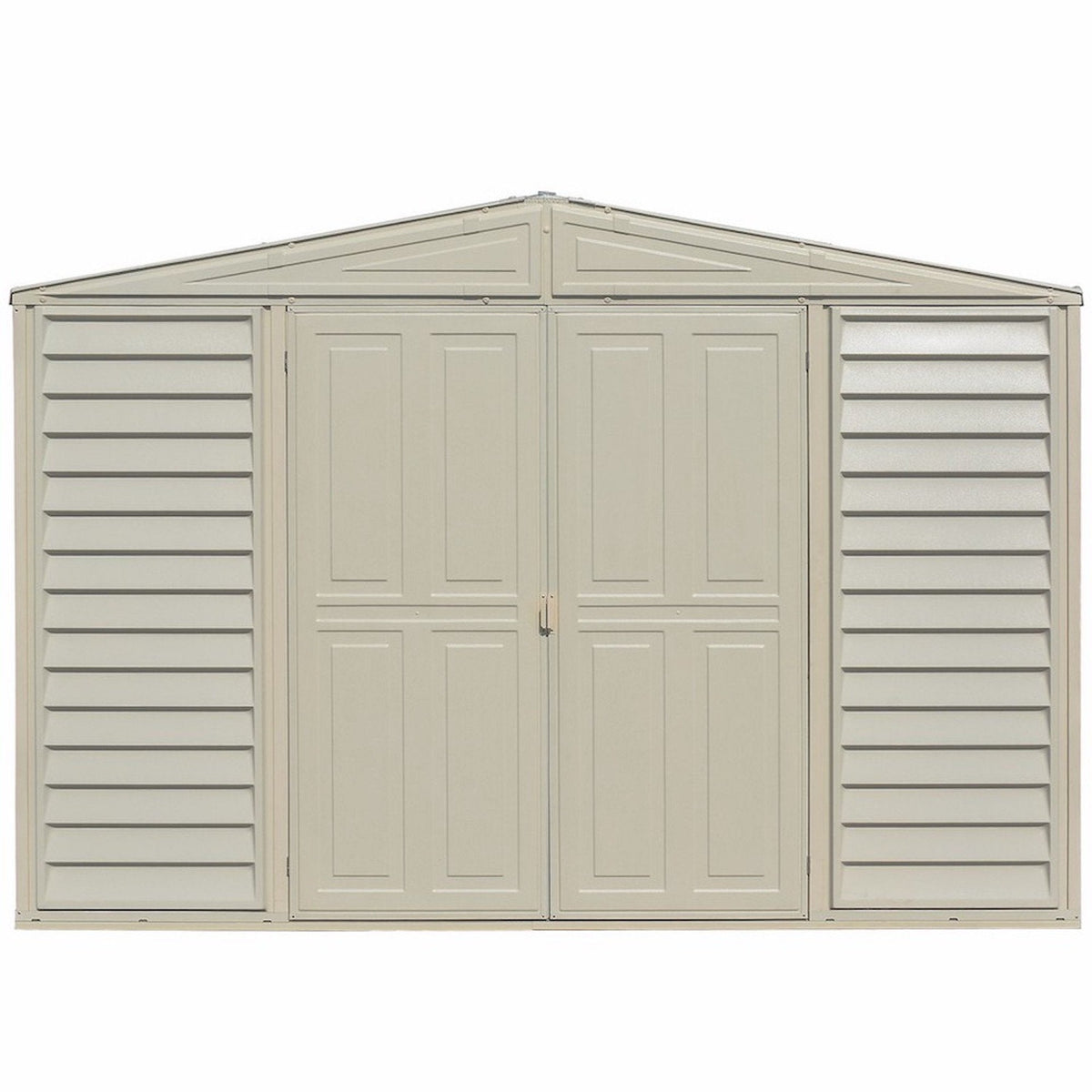 DuraMax 10.5ft x 2.75ft SidePro Vinyl Shed with Foundation Kit 98001