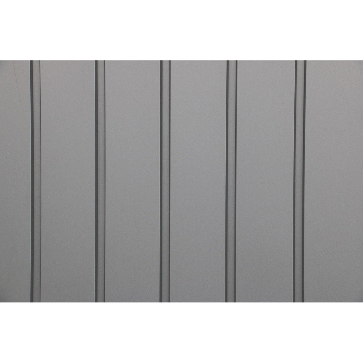 Duramax 6ft x 5ft Palladium Premier Metal Shed - Light Gray 41872