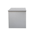 Duramax 6ft x 5ft Palladium Premier Metal Shed - Light Gray 41872