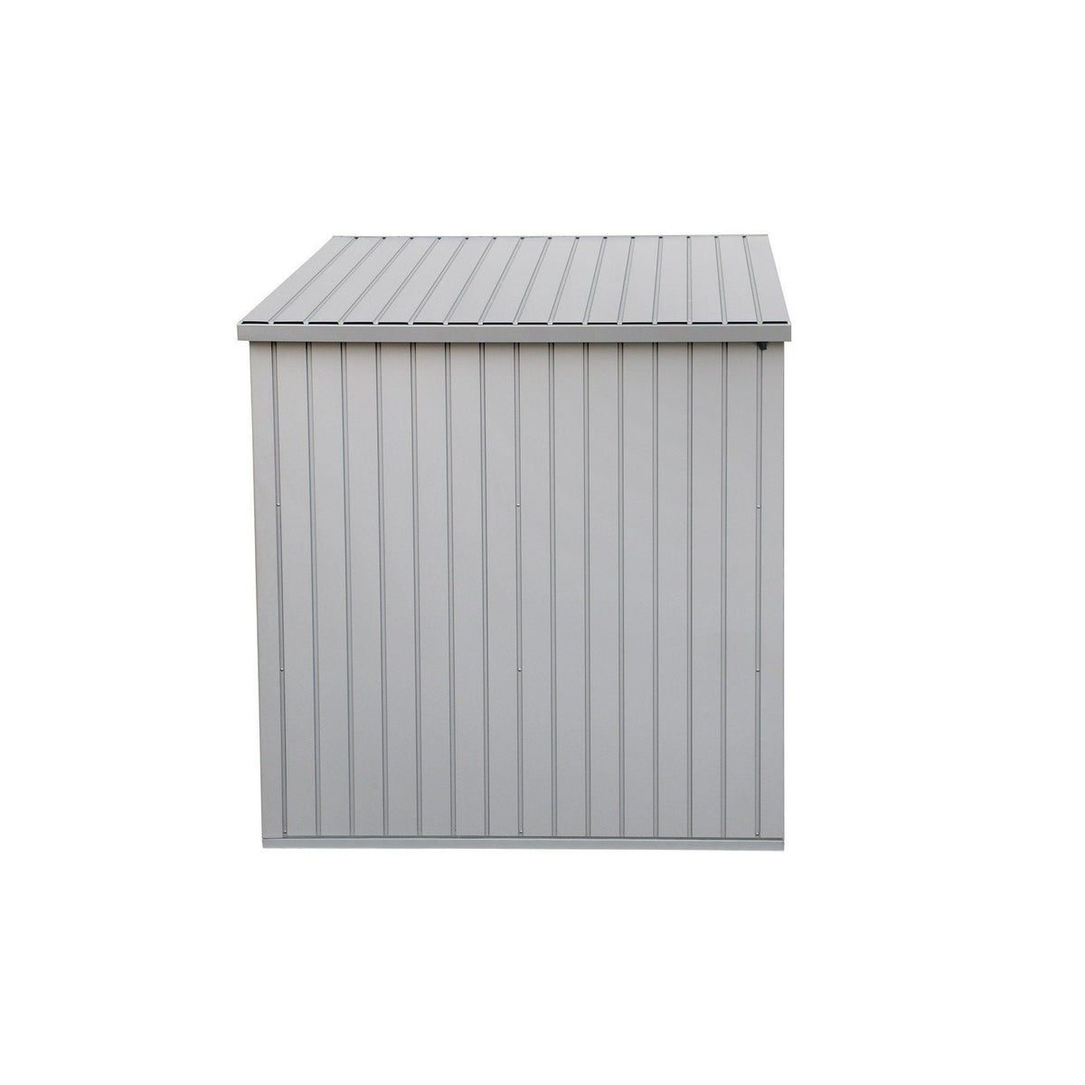 Duramax 6ft x 5ft Palladium Premier Metal Shed - Light Gray 41872