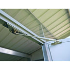 Duramax 6ft x 5ft Palladium Premier Metal Shed - Light Gray 41872
