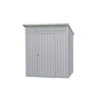 Duramax 6ft x 5ft Palladium Premier Metal Shed - Light Gray 41872