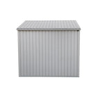 Duramax 8ft x 6ft Palladium Premier Metal Shed Light Gray 41372