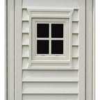 DuraMax 8ft x 8ft DuraPlus Vinyl Shed Kit with Foundation and window