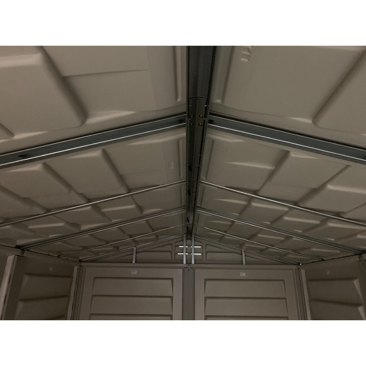 DuraMax Plus 6ft x6ft Storemate Vinyl Shed with Molded Floor 30425