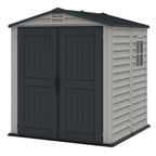 DuraMax Plus 6ft x6ft Storemate Vinyl Shed with Molded Floor 30425