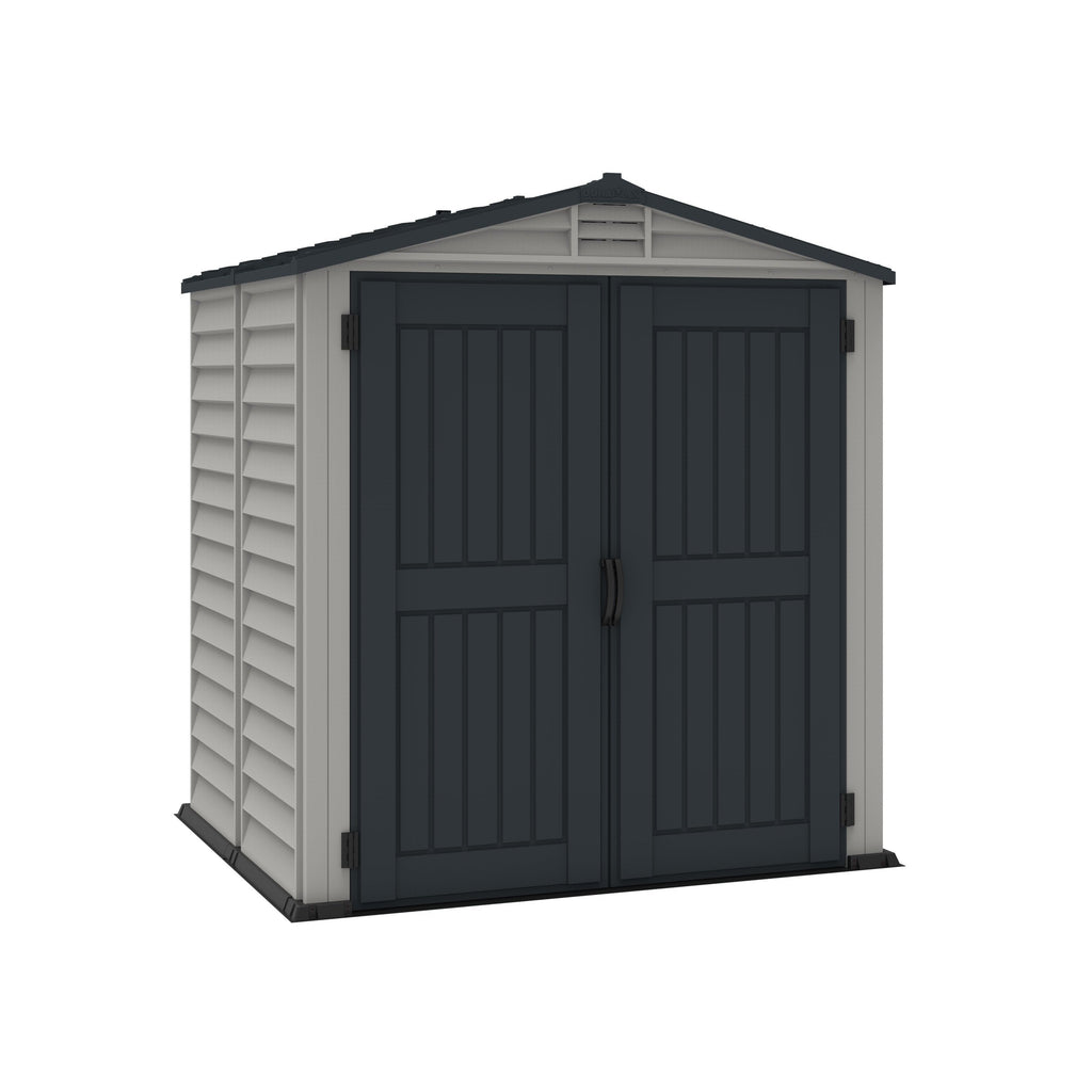 DuraMax Plus 6ft x6ft Storemate Vinyl Shed with Molded Floor 30425