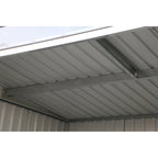 Duramax TOP Pent Roof Skylight 8 x 6 Metal Storage Shed - Light Gray 20552