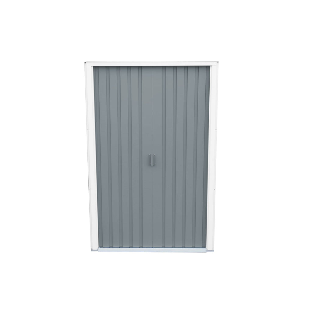 Duramax TOP Pent Roof Skylight 8 x 6 Metal Storage Shed - Light Gray 20552