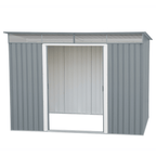 Duramax TOP Pent Roof Skylight 8 x 6 Metal Storage Shed - Light Gray 20552