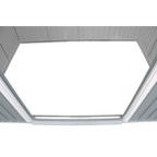 Duramax TOP Pent Roof Skylight 8 x 6 Metal Storage Shed - Light Gray 20552