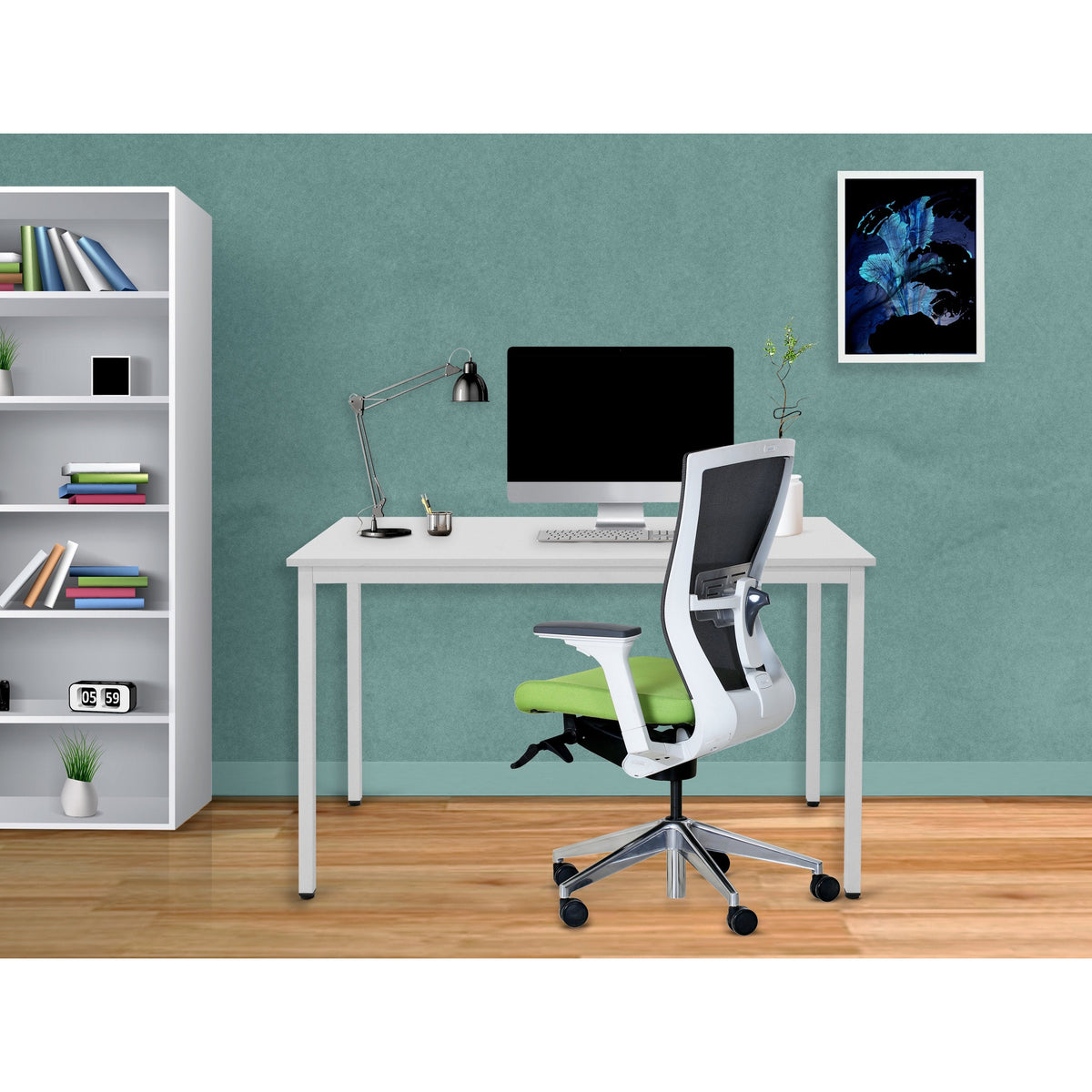 DuraMax White Atlas Desk