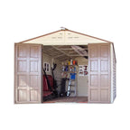 DuraMax 10.5 ft x 8ft Woodbridge Plus Shed w/ Foundation Kit & Window 40214