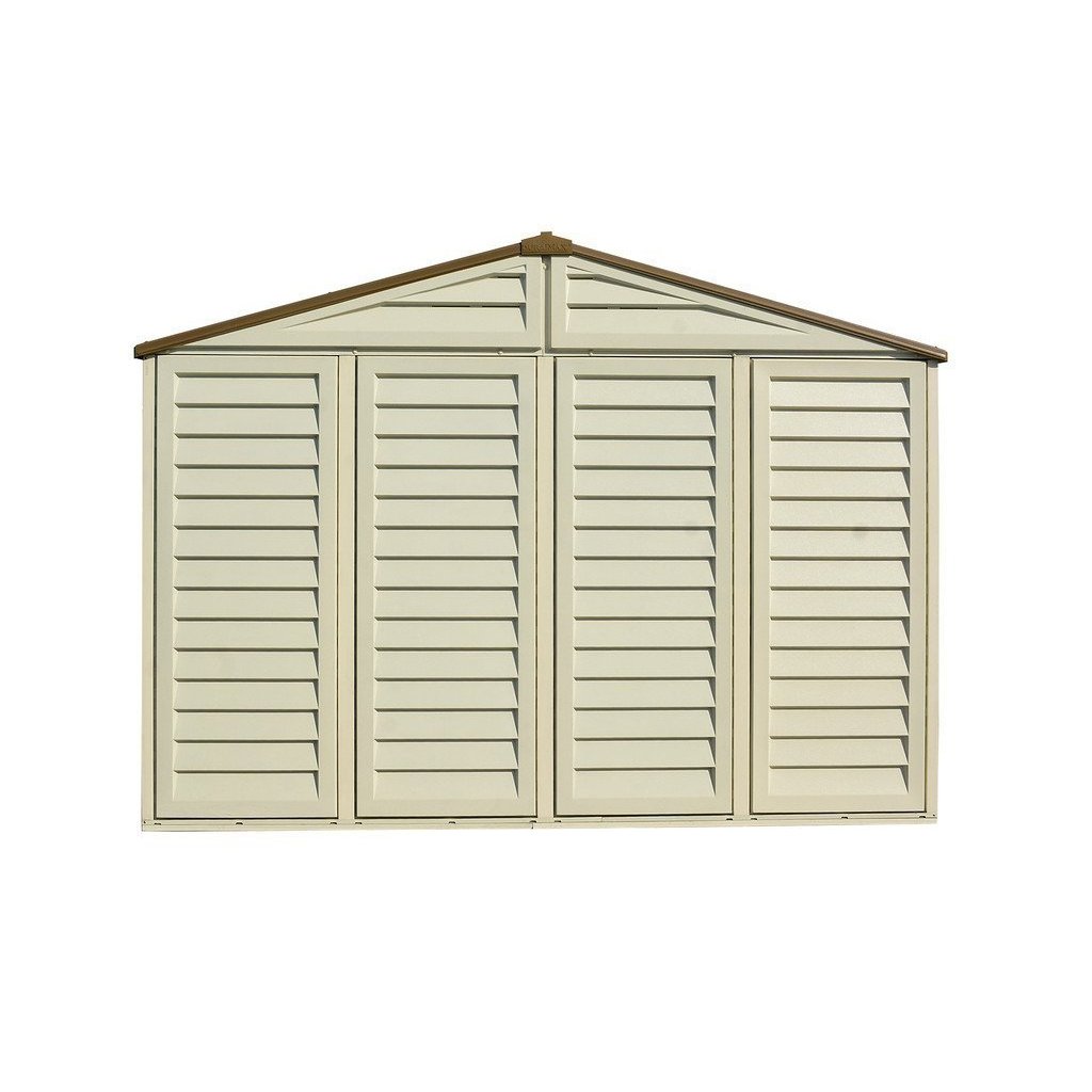 DuraMax 10.5 ft x 8ft Woodbridge Plus Shed w/ Foundation Kit & Window 40214