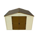 DuraMax 10.5 ft x 8ft Woodbridge Plus Shed w/ Foundation Kit & Window 40214