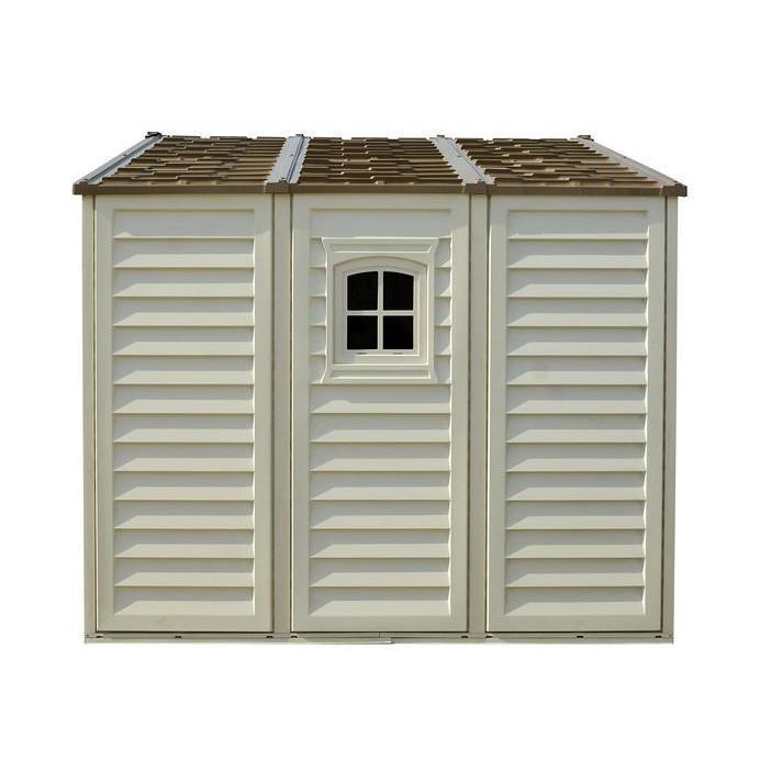 DuraMax 10.5 ft x 8ft Woodbridge Plus Shed w/ Foundation Kit & Window 40214