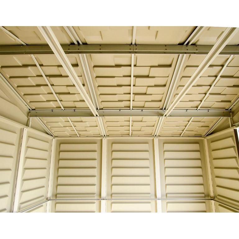 DuraMax 10.5 ft x 8ft Woodbridge Plus Shed w/ Foundation Kit & Window 40214
