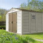 DuraMax 10.5 ft x 8ft Woodbridge Plus Shed w/ Foundation Kit & Window 40214